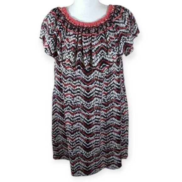 SANCTUARY BLACK, WHITE, & RED OFF-THE-SHOULDER DRESS SZ.M NWT - Picture 7 of 10